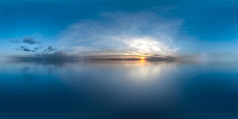 Bluish Sunset Sky Dome Hdri Haven