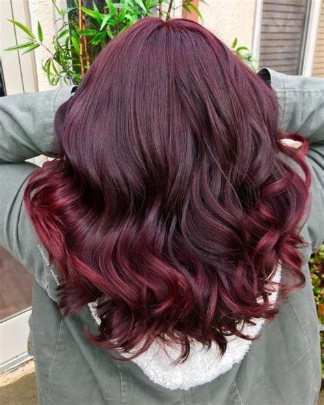 These Are The 95 Hottest Hair Color Ideas Of 2025 Violet Hair Colors Red Violet Hair Color