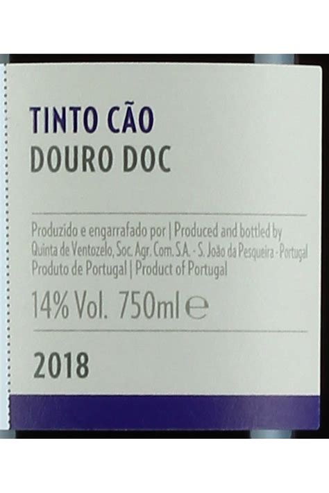 Quinta Ventozelo Tinto Cão 2018 Garrafeira Copo Cheio