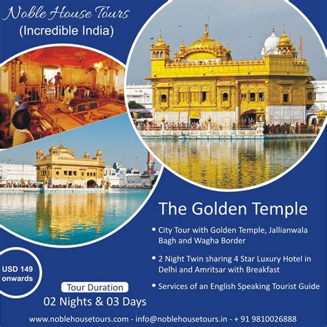 Golden Temple Wagah Border Tour Package From Delhi Tour Look