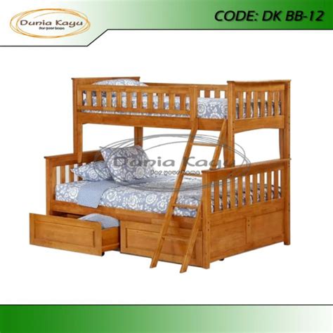 Jual Tempat Tidur Atau Ranjang Dipan Tingkat Susun Kayu Jati Shopee