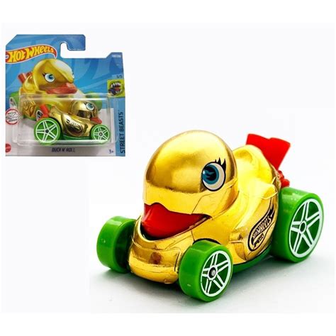 Pato Duck N Roll Hot Wheels Miniatura Tem Tico T Hunt Th Shopee Brasil