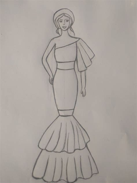 Simple Fashion Design Simple Dress Drawing Easy - Krysfill Myyearin