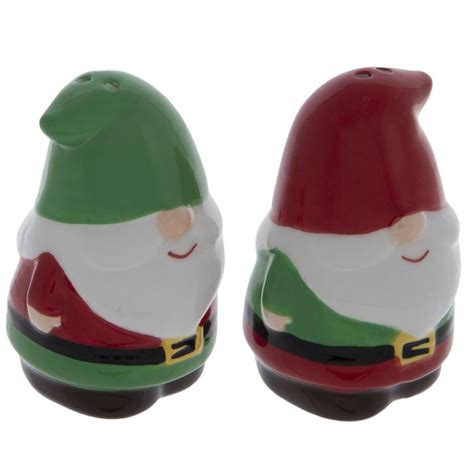 Green Red Gnome Salt Pepper Shakers Hobby Lobby Salt