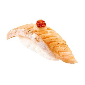 Aburi Spicy Salmon Belly Genki Sushi Malaysia