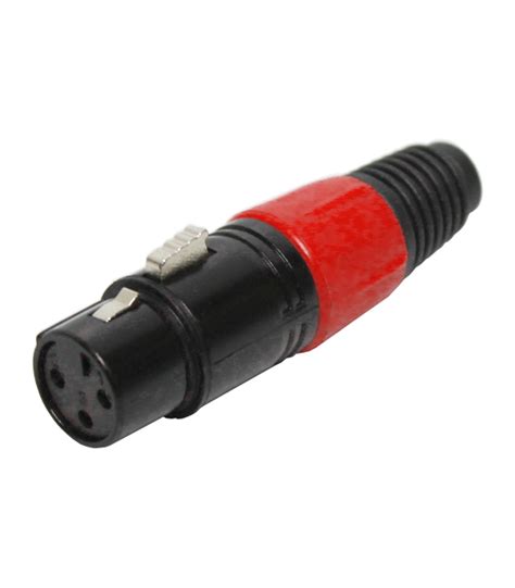 Conector Canon XLR Femea 3 Pinos Cabo