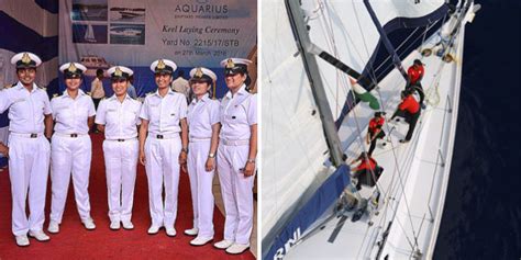 Indian Navy S All Female Crew Of INSV Tarini Creates History Sails