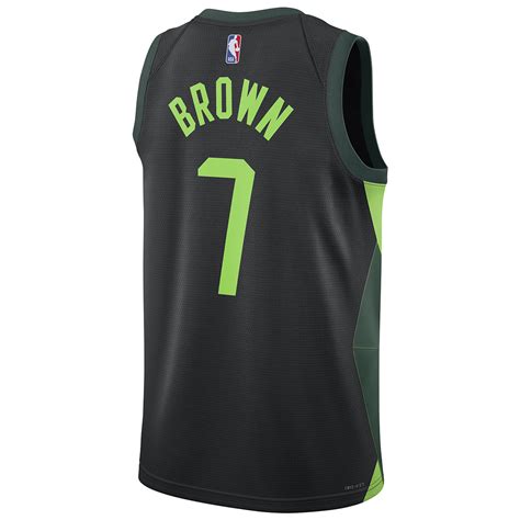 Jaylen Brown Nike 2024 25 City Edition Swingman Jersey Wamica Patch