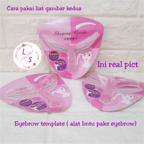 Eyebrow Template Alat Bantu Cetakan Alis Lazada Indonesia