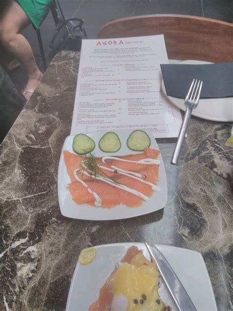 Menu at Agora DC restaurant, Washington