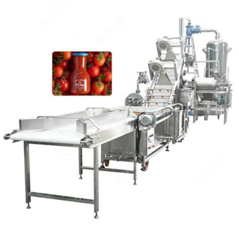 Full Automatic Canned Paste Production Line Ketchup Tomato Sauce