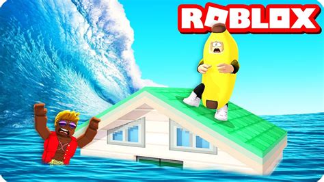 CONSEGUIRÉ SOBREVIVIR AL TSUNAMI ESCAPA DEL TSUNAMI EN ROBLOX