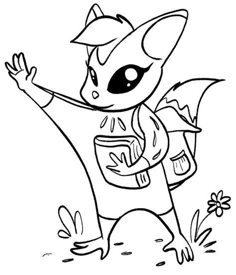 Printable Sugar Glider Coloring Page - Free Printable Coloring Pages