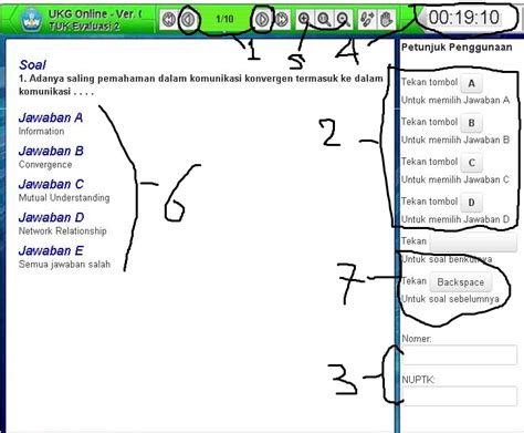 Mengenal Tampilan Lembar Latihan Uji Kompetensi Guru UKG Online 2013