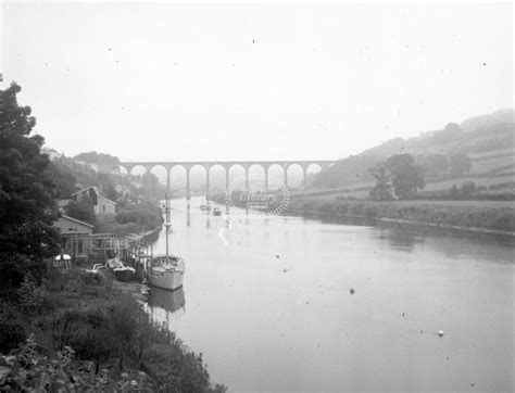 The Transport Library British Rail Bridge View At Calstock Viaduct In