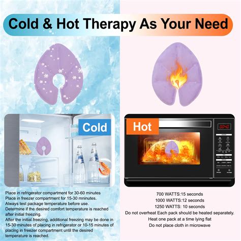 Senwo Breast Hot Cold Therapy Plush Gel Packs For Breast Milk Relief For Breastfeeding Nursing