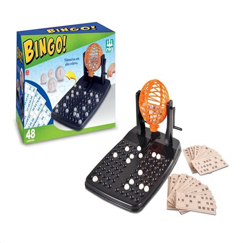 Jogo De Bingo Cartelas E Globo Giratorio Nig Mercado Livre