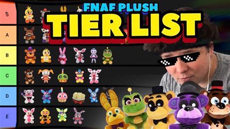 Fnaf Plush Tier List By Sarahdefroggo225 On Deviantart