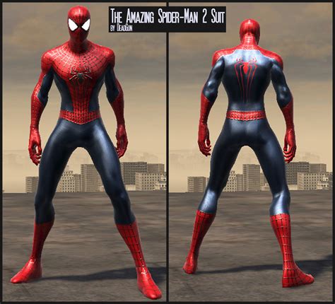 The Amazing Spider Man Suit Spider Man Web Of Shadows Mods