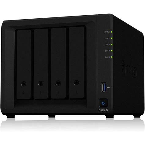 SERVEUR NAS SYNOLOGY 4 BAIES 4 GO DDR4 DS918 Chez NGT Maroc