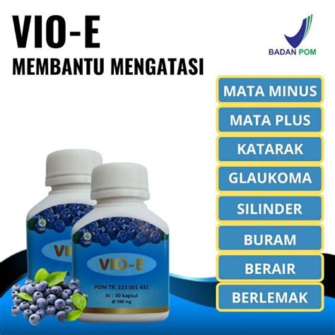 Jual Vio E Obat Mata Katarak Minus Glaukoma Silinder Plus Mata Buram