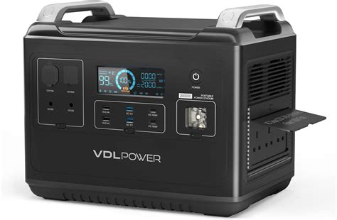 Vdl Portable Power Station Wh W Lifepo Battery Backup Fully