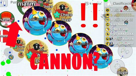 Cannonsplit Agar Io Gameplay Clan Ls Vrxezs Youtube