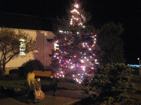 Christmas Tree Lighting At The Portsmouth Public Library Sunday