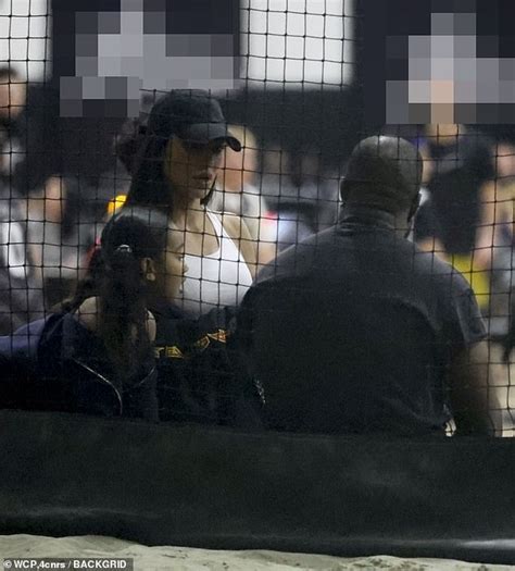 Kim Kardashian And Kanye We T Reunite At Son Saints Basketball Game