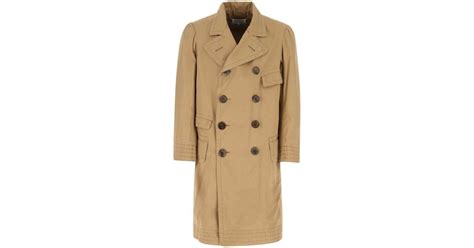 Maison Margiela Coats In Natural For Men Lyst