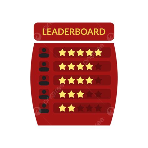 Game Leaderboard Ranking Vector Hd Images Leaderboard Game Colorfull