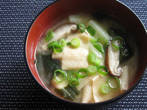 Tofu Skin Miso Soup Hiroko S Recipes