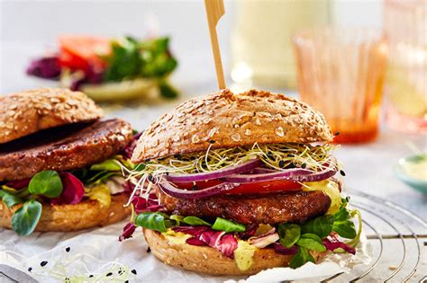 Fitness Burger Mit Endori Veggie Burger Endori