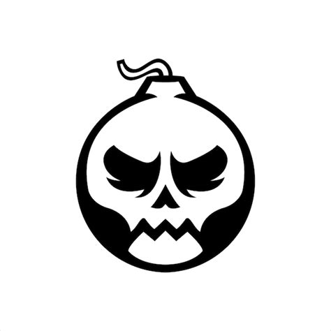 Free Vector Boom Simple Mascot Logo Design