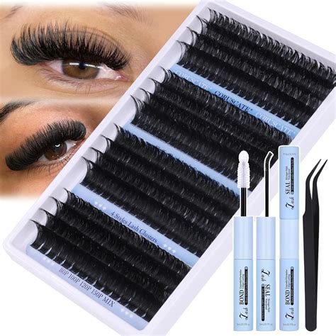 Amazon Lash Clusters Kit D D D D Volume Eyelash