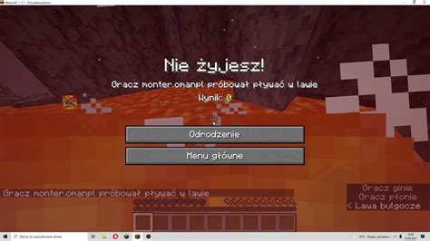 Minecraft Jak zginąć w Netherze YouTube