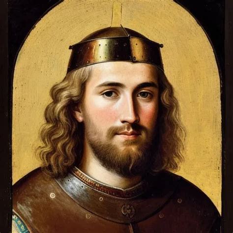 Portrait Of A Th Century Saxon Light Haired Warrior Openart