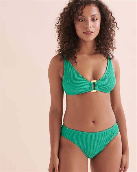 BLEU ROD BEATTIE Pucker Up Textured Hipster Bikini Bottom Laguna