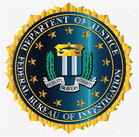 Fbi Seal Mockup Bureau Federal Badge Vector Bureau Federal Badge Png