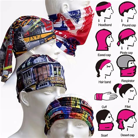 Custom Logo Sports Head Scarf Multifunctional Seamless Tubular Bandana Buy Tubular Bandana