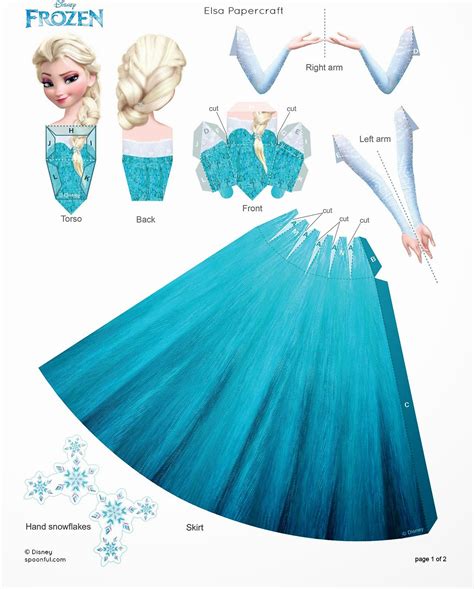 Elsa Paper Doll