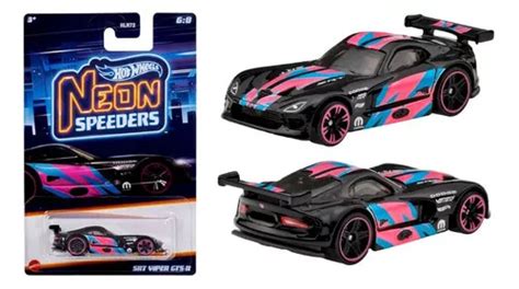 Hot Wheels Neon Speeders Dodge Srt Viper Gts R Hlh Parcelamento Sem Juros
