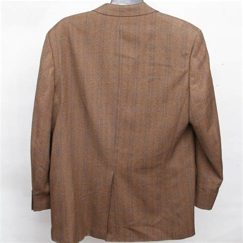 Alan Flusser Button Single Vent Sport Coat L Gem