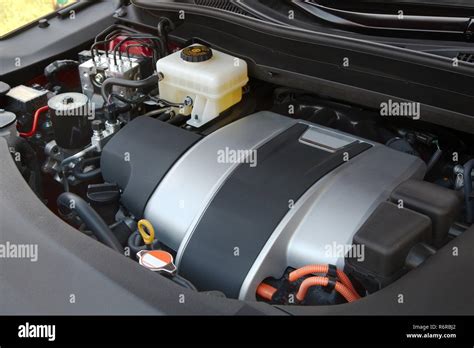 Car Engine Bay Stock Photo Alamy