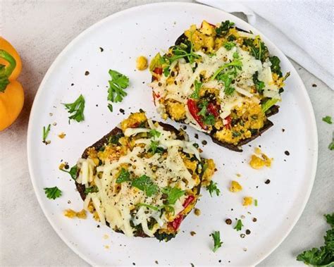 Vegan Stuffed Portobello Mushrooms Recipe Cheap Lazy Vegan