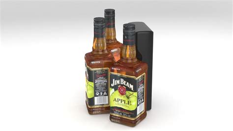 Jim Beam Яблочный Бурбонский Виски Алкоголь Бутылка 700мл 2019 3D ...