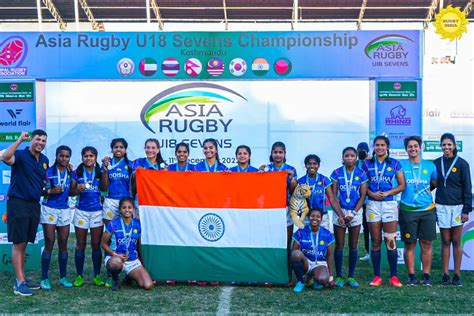 India Rugby Girls Team Bags Silver Medal In Asia Rugby U Sevens