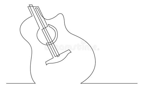 Acoustic Guitar Line Drawing Stock Illustrations 1 415 Acoustic