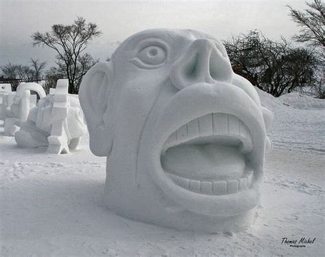 Awesome Snow Sculptures 53 Pics Curious Funny Photos Pictures