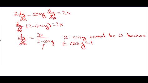 AP Calculus Section 4 2 Implicit Differentiation YouTube